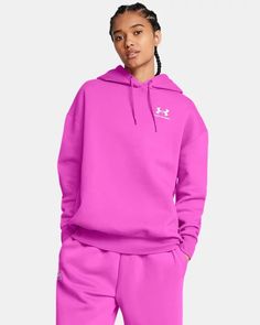 Women's UA Icon Fleece Oversized Hoodie | Under Armour Mens Winter Accessories, Baseball Outfit, Shirts For Leggings, Women Essentials, Oversized Hoodie, Under Armour Women, Winter Coats Jackets, Performance Outfit, Accessories Jacket