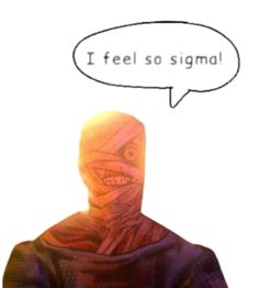 a drawing of a man with a speech bubble saying i feel so stigma