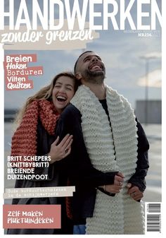 a man and woman standing next to each other on the cover of handwerken