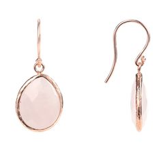 18ct rose gold plated sterling silver drop earring with french hook. This stunning petite drop earring features rose quartz crystals. This item is presented in LÁTELITA signature jewellery box.  Clean with a damp cleaning cloth, avoid prelonged contact with perfume, hand cream and soap.  Do not store inside the original presentation box for more than 30 days as it may cause tarnishing. Always use a zip lock plastic bag to store your jewellery. Rose Gold Rose Quartz Drop Earrings, Elegant Teardrop Rose Quartz Earrings, Harry Potter Earrings, Sterling Silver Drop Earrings, Signature Jewelry, Flower Earrings Studs, Drop Earring, Flower Studs, Silver Drop Earrings