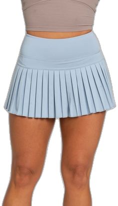 Pale Blue Color, Pale Blue, Pleated Skirt, Color Blue, Blue Color, Skirt, Gold, Women Shopping, Blue