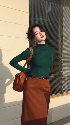 Mode Kimono, Fotografi Vintage, Classy Tattoos, Casual Day Outfits, Trendy Fall Outfits, Modest Fashion Outfits, Moda Vintage, 가을 패션, Casual Style Outfits