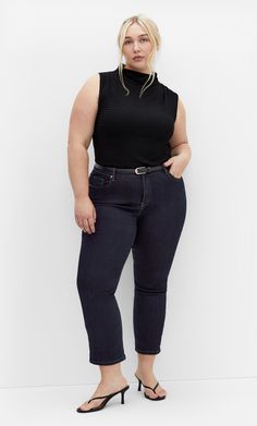 Experience the epitome of curve-loving style with the Harley Leyla Jean. Adorning your figure with a high rise fit, straight cut leg design and short length hem, these jeans sleek over your silhouette for a timeless trendy look. Key Features Include: - The perfect fit for an hourglass body shape - High rise, double button and fly fastening - Classic five pocket denim styling - Straight cut leg for a truly slimmer fit from hip to hem - Metal CC Denim hardware throughout zips, buttons and rivets - Denim Styling, Hourglass Body Shape, Jeans Woman, Curvy Women Jeans, Leg Design, Plus Size Jeans, How To Dye Fabric, Casual Summer Dresses, Fit N Flare Dress