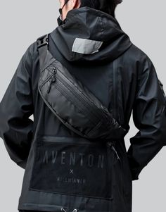 Techwear Waist Bag Techwear Chest Bag With Pockets For Travel, Multifunctional Streetwear Chest Bag, Multifunctional Streetwear Chest Bag With Pockets, Multifunctional Chest Bag With Pockets For Streetwear, Multifunctional Outdoor Chest Bag With Zipper, Practical Nylon Streetwear Bags, Practical Nylon Bags For Streetwear, Techwear Bags With Zipper Pocket For Outdoor, Black Multifunctional Chest Bag With Zipper Pocket