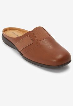 Slip into style and comfort with this must-have faux leather mule complete with a grooved bottom with new heel pod to add spring to your step every season. Platinum Credit Card, Slip On Mules, Tunic Tank Tops, New Years Sales, Swimsuits For All, Leather Shops, Leather Mules, Bags Designer Fashion, 7 11