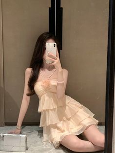 Advbridge Woman Summer French Elegant Short Party Dress Beach Boho Sexy Sleeveless Y2k Mini Dress Casual One Piece Dress Korean Fashion Casual One Piece, Y2k Mini Dress, Vintage Midi Dresses, Elegant Midi Dresses, Dress Korean, Short Party Dress, Elegant Party Dresses, Beach Boho, Mini Dress Fashion