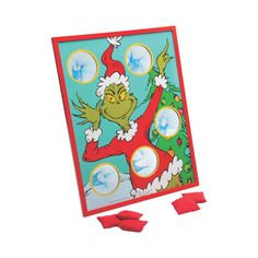 an image of a christmas card with the grin on it