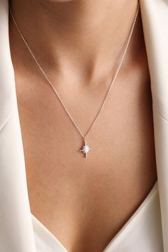 * OPAL NORTH STAR   N E C K L A CE                                   *DAINTY  N E C K L A C E*                                                              * NORTH STAR   N E C K L A C E * ♡ OUR Opal North Star  Necklace is stylish, dainty and pretty ideal for everyday use. ♡ Compared with others, it can bring back memories. More and more people choose it for gifting, This Lotus Flower necklace made from high quality 925 sterling silver, it is perfect gift for mom . All jewelry from us are handm Dainty Opal Necklace, Lotus Flower Necklace, North Star Necklace, Celestial Jewelry, Necklace Minimalist, Surprise Gift, Cute Rings, Necklace Dainty, Perfect Gift For Mom