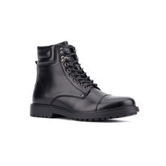 Update his fall style with this Reserved Footwear Wyatt men's dress boots. Click this FOOTWEAR GUIDE to find the perfect fit and more! Update his fall style with this Reserved Footwear Wyatt men's dress boots. Click this FOOTWEAR GUIDE to find the perfect fit and more! FEATURES Lace up closure for secure fit Ankle heightDETAILS Faux leather upper Polyester lining TPR outsole Round toe Lace-up closure EVA footbed 1-in. heel 5.5-in. shaft height 10-in. shaft circumference Spot clean Imported Size: Winter Martin Ankle Boots With Goodyear Welt Construction, Winter Goodyear Welt Martin Ankle Boots, Winter Ankle Combat Boots With Goodyear Welt Construction, Winter Ankle Combat Boots With Goodyear Welt, High-top Martin Boots For Business In Winter, Fall Business Boots With Plain Toe, Winter High-top Martin Boots For Business, Business High-top Martin Boots For Winter, Casual Combat Boots With Plain Toe For Winter