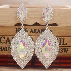 Delicate Rhinestone Crystal Earrings Cheap Crystal Rhinestone Earrings For Gifts, Cheap Crystal Rhinestone Earrings, Cheap Glamorous Rhinestone Earrings, Cheap Crystal Earrings With Rhinestones For Gifts, Cheap Crystal Earrings With Rhinestones, Rhinestone Jewelry Set, Vintage Stud Earrings, Pink Accessories, Long Dangle Earrings