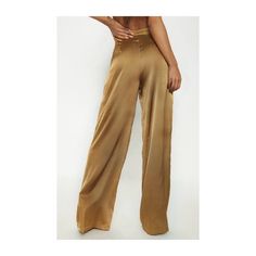 Nwt Joie Wide Leg High Rise Satin Pants Gold Tan, Size 2. Pull On Style Style: 0789198. 100% Polyester. Wide Leg Flowy Style Waist: 13" Unstretched, Rise: 11", Inseam: 26.5'. New With Tags, In Excellent Condition. Casual Beige Bottoms For Party, Non-stretch Beige Party Bottoms, Casual Beige Party Bottoms, Gold Bottoms With Elastic Waistband For Summer, High Waist Beige Pants For Night Out, Beige Bottoms For Fall Party, Casual High Waist Gold Pants, Casual Fitted Gold Pants, Gold Bottoms With Pockets For Fall