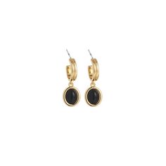 Black Diamond Earrings – BHelmi Luxury Black Onyx Earrings, Black Enamel Drop Earrings For Party, Luxury Onyx Drop Earrings, Single Black Luxury Earring, Chic Black Earrings With Black Enamel, Luxury Black Single Earring, Elegant Single Black Earring, Elegant Black Single Earring, Chic Black Round Earrings