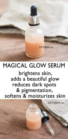 Glow Recipe Serum, Skin Video, Magical Recipes, Glow Recipe, Glow Serum, Homemade Beauty, Skin Dryness, Night Serum