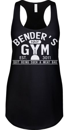 🏋🤖 We prefer to print this design on Next Level's LADIES Ideal Racerback Tank Top line which is 60% combed ringspun cotton/40% polyester (yes, that is the good soft stuff, not the cheap scratchy kind), but if those are not available from our supplier for the size and color you'd like we will use a comparable brand as a replacement to get you your item as soon as possible with the same quality and feel you've come to expect from Next Level. The design is printed and shipped in the USA. If you a Pop Culture Shirts, Funny Tank Tops, Novelty Clothing, Top Funny, Gifts For My Sister, Funny Shirt, Racerback Tank Top, Womens Tank, Racerback Tank