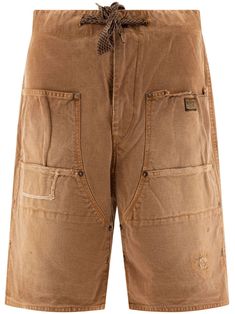 Havana brown cotton distressed effect elasticated drawstring waistband two front patch pockets two rear patch pockets ripped detailing Wing Boots, Viral Shorts, Havana Brown, Plain Tees, Custom Watch, Short Suit, Look Casual, Sophisticated Style, Swim Shorts