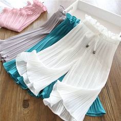 Kids Dress Collection, Chiffon Pants, Kids Dress Wear, Toddler Pants, Clothing Wholesale, Frocks For Girls, Baby Pants, Pants Casual, New Fashion Trends