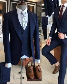 Navy Blue Plaid Suit Men, Wedding Groomsmen Navy Blue, Groomsmen Navy Blue, Groomsmen Navy, Navy 3 Piece Suit, Navy Blue Tuxedo, Tuxedo Suit For Men, Wedding Suits Men Black