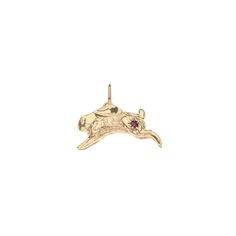 LUCKY Rabbit Charm in Solid Gold – Jane Win by Jane Winchester Paradis Rabbit Jewelry, Rabbit Charm, Lucky Symbols, Lucky Rabbit, Lucky You, The Rabbit, Winchester, Solid Gold, Gold