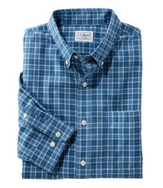 Customers love the high-quality craftsmanship of our wrinkle free button down shirt, which gives you all the comfort of cotton, with none of the wrinkles. Slightly Fitted: Relaxed through the chest and sleeve, with a slightly slimmer waist. 100% cotton poplin. Fine 80s two-ply fabric for longer wearability. Features wrinkle-free performance that won't wash out. Our innovative TrueCool fabric wicks moisture away from your skin and helps it dry quickly. Machine wash and dry. Button-down collar and