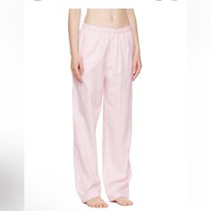 Model Is 5ft 11" And Wears Size S. Size Guide Item Info Wide-Leg Cotton And Modal-Blend Twill Pyjama Pants. Elasticized Waistband Two-Pocket Styling Button-Fly Logo Patch At Front Supplier Color: Cherry Blossom 58% Cotton, 42% Modal. Made In Philippines. 222545f079004 Htf Size S Nwt Cotton Wide Leg Sleep Bottoms, Wide Leg Cotton Sleep Bottoms, Wide Leg Sleep Pants With Pockets, Sleep Pants With Pockets And Wide Leg, Relaxed Fit Pants With Pockets For Pajama Party, Straight Pants With Pockets For Pajama Party, Relaxed Fit Pants With Elastic Waistband For Bedtime, Spring Cotton Sleepwear Pants, Spring Cotton Sleepwear Trousers