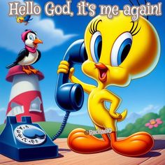 Tweety bird | Facebook Tweety Bird Drawing, Welcome May, Bird Quotes, Bird Drawing, Snoopy Love, Tweety Bird, Inspirational Quotes God, Bird Wallpaper