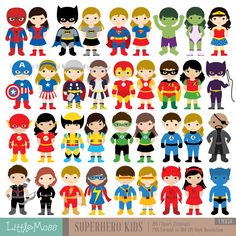 Superhero Costumes For Boys, Super Hero Kids, Superhero Costumes Kids, Superhero Clipart, Superhero Wedding, Superhero Classroom, Super Hero Theme, Superhero Kids, Superhero Characters