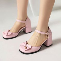 Gender: For WomenStyle: Fashion,KoreanOccasion: Casual,Party/Club,Office/CareerHeel Height: 6cmPlatform Height: 0.5cmSeason: Spring,Summer,Fall/Autumn,WinterPackage Contents: 1 x Shoes (Pair)Please see our size guide as below, you can choose the size according to your foot length and width.If your foot is a little wide and thick, we suggest you choose 1 size larger.Size Guide:28 = foot length 18.5-19cm (Foot width=6.5-7cm)29 = foot length 19-19.5cm (Foot width=7cm)30 = foot length 19.5-20cm (Foo Pink Mary Jane Heels For Summer, Summer Mary Jane Platform Heels, Pink Low Heel Mary Jane Heels, Pink Mary Jane Low Heels, Summer Party Mary Jane Block Heels, Spring Mary Jane High Heel Sandals, Spring Mary Jane Heels With Round Toe, Mary Jane Round Toe Heels For Spring, Summer Mary Jane Sandals With Pointed Toe