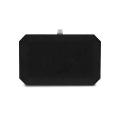 Lily Clutch in Black Diamond Satin | Over The Moon Designer Black Clutch With Rectangular Case, Designer Black Clutch In Rectangular Case, Designer Black Rectangular Clutch, Designer Rectangular Box Bag With Case Included, Designer Evening Box Bag With Rectangular Case, Luxury Square Clutch, Chic Box Bag With Palladium Hardware For Evening, Designer Rectangular Evening Bag, High-end Rectangular Evening Bag As Gift