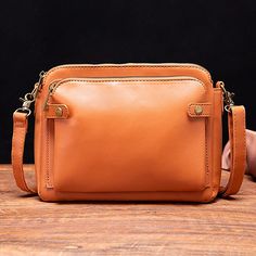 Category:Shoulder Bag,Crossbody Bag; Embellishment:Zipper; Gender:Women's; Type:Satchel; Occasion:Shopping,Daily; Material:PU Leather; Width:80; Height:20; Function:Waterproof,Large Capacity,Adjustable,Durable; Pattern:Solid Color; Listing Date:05/26/2023; Production mode:External procurement; Length:26 Cheap Crossbody Bags, Brown Satchel, Leather Crossbody Bags, Trend 2024, Popular Bags, Woman Bags Handbags, Crossbody Bag Women, Leather Shops, Womens Crossbody Bag