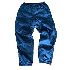 Vintage 90s Blue Nike Parachute Pants / Streetwear / Rare / TikTok Style / L Tagged Size: L Fits Like: TTS Measurements (waist x rise x inseam) : 15 in x 16 x 32.5 in Please examine all photos as vintage clothing is subject to wear! 90s High Waist Blue Pants, 90s Style High Waist Blue Pants, 90s Style Blue Nylon Bottoms, Blue Full-length Nylon Pants, 90s Style Blue Bottoms With Relaxed Fit, Nike Parachute Pants, 90 Streetwear, Style Tiktok, Pants Streetwear