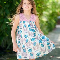 Modern Kids Clothes, Jennifer Dress, Bella Dresses, Floral Block Print, Big Sister Little Sister, Gingham Fashion, Kids Clothing Brands, Swimsuit Design