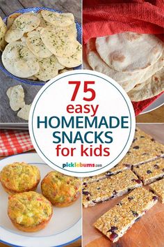 25 easy homemade snacks for kids to make