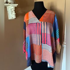 Umgee Striped Colorblock Great Condition V Neck Silk Material Open Shoulder Blouse, Lime Green Shorts, Faux Leather Top, Umgee Tops, Nike Tennis Dress, Boho Kimono, Tennis Dress, Silk Material, Velvet Tops