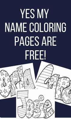 an american flag with the words yes my name coloring pages are free