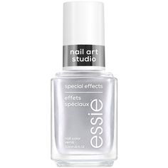 meet essie special effects nail polish from essie’s nail art studio. from chrome nail polish at home to shimmer pearls, transform any mani into a sparkly dream with essie’s show-stopping special effects. exclusive pearl technologies including satin chromes for a smooth, silky veil, shimmer pearls for refined pixelation & flakey pearls for dispersed flecks of dimension. endless possibilities: wear over bare or polished nails for an artful touch, or layer to customize effect intensity. apply one c Jelly Gloss, Sheer Nail Polish, Best Summer Nail Color, Bare Nails, Silver Nail Polish, Chrome Nail Polish, Sheer Nails, Dry Nails Quick, Nail Color Trends