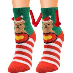 Hand-In-Hand Magnetic Christmas Socks: The Festive Connection for Couples, BFFs, and a Whole Lot of Laughs! The holiday season is all about connections, and what better way to celebrate this magical time of year than with our Hand-In-Hand Magnetic Christmas Socks? These aren't your ordinary festive socks; they're designed for couples, besties, or anyone ready to share a laugh with a friend. Celebrate Together, Stay Together The spirit of the holidays is all about togetherness, and these special Red Socks For Winter Gift, Red Socks For Winter Gifts, Red Winter Socks As Gift, Red Socks As Winter Gifts, Novelty Christmas Gift Socks, Novelty Winter Socks As Gift, Red Novelty Socks For Winter, Novelty Winter Socks For Gifts, Novelty Winter Socks For Gift