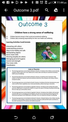 the children have strong sense of well - being on this page, and it is easy to use