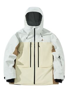 NANEND 3L Backcountry Insulated Jacket - Women's - Snowears- Ski/Snowboard Jackets White Windproof Outerwear For Outdoor Activities, White Windproof Windbreaker For Outdoor Activities, White Windbreaker With Detachable Hood For Outdoor, White Ski Outerwear With Detachable Hood, White Waterproof Outerwear For Outdoor, White Outerwear With Detachable Hood For Ski Season, Functional White Skiing Outerwear, White Functional Outdoor Outerwear, Functional White Outdoor Outerwear