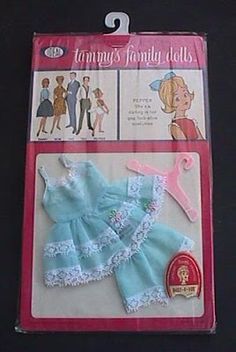 the sewing pattern for this doll is in its package