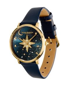 Trendy Watches Women, Floral Watches, Trendy Watches, White Dial Watch, Star Watch, Guiding Light, Into The Night, Leather Strap Watch, Rose Gold Watches