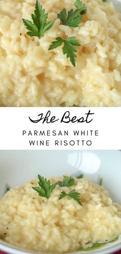 the best parmesan white wine risotto