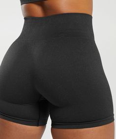 Gymshark Adapt Fleck Seamless Shorts - Black/Smokey Grey | Gymshark Black Smokey, Seamless Shorts, Student Discounts, Jacquard Pattern, Keep Your Cool, High Waisted, Grey, Pattern, How To Wear