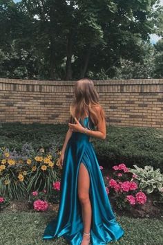 Charming Satin A-Line Spaghetti Straps Prom Dresses sold by Cherishwedding on Storenvy Simple Prom Dress Long, Prom Dress Inspo, Trendy Prom Dresses, Prom Dresses Formal, 2024 Prom, Dresses Purple, Gaun Fashion, Stunning Prom Dresses, Graduation Dresses