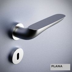 an image of a door handle with the word plana on it