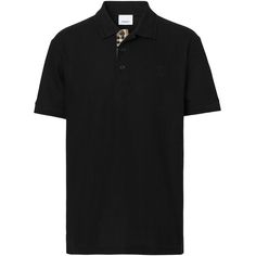 New Never Worn With Tags Luxury Black Polo Shirt With Short Sleeves, Luxury Black Short Sleeve Polo Shirt, Classic Collared Tops With Monogram Print, Designer Black Polo Shirt For Work, Black Polo Shirt For Formal Occasions, Formal Black Short Sleeve Polo Shirt, Black Polo Collar Top For Formal Occasions, Formal Black Cotton Polo Shirt, Classic Black Polo Shirt For Formal Occasions