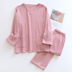 We are passionate about fabric and textile materials and have thus created the best, most comfortable yet practical line of pajamas. Our Long-Sleeved 2-Piece Couple Pajama set is all you need to help relax at home. They are soft and easy to touch which projects versatility and effortless grace in every step you take. Made to make you feel good, each of our Original Pajamas is an expression of our love for self-care, practicality and a dash of flirty fun. How it’s made: Each of the pajamas is sou Comfortable Pink Home Set, Pink Cotton Loungewear Sets, Comfortable Long Sleeve Pink Set, Comfortable Pink Loungewear Sets, Pink Cotton Sleepwear For Home, Comfortable Sleepwear With Pockets For Home, Cotton Sleepwear With Pockets For Home, Pink Cotton Sleepwear For Lounging, Comfortable Cotton Pajama Party Sets