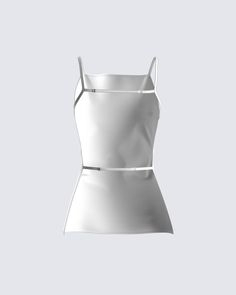 Simple, yet sophisticated - this ivory top is the perfect look for a casual-chic look 🤍 Made from cotton fabric, and complete with a high straight neckline, a sexy open back, and adjustable straps 😍 White Tank Top With Built-in Bra For Day Out, Chic Halter Neck Camisole With Built-in Bra, Tank Top With Built-in Bra For Day Out, White Halter Neck Camisole With Built-in Bra, Chic Tops With Built-in Bra And Tank Straps, Elegant Fitted Top With Tank Straps, Elegant Crop Top With Delicate Straps, Elegant White Top With Tank Straps, Fitted Top With Delicate Straps For Day Out