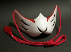 Lower Half Mask, Japanese Fox Mask Full Face, White Themed Cosplay Costume For Fantasy Events, Handmade Costume Accessories For Cosplay, Handmade Costume Accessories For Cosplay Events, White Cosplay Costume Mask, White Mask For Cosplay, White Mask Costume Accessories For Cosplay, Adjustable White Costume Accessories