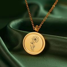 This elegant Custom Urn Necklace beautifully honors your loved one's memory. It features an engraved urn pendant that can hold a small amount of ashes, making it a heartfelt keepsake. PRODUCT DETAILS - 2 Colours Provided: Silver and Gold - 304 Stainless Steel with Gold Plating, durable, corrosion-resistant and eco-friendly SIZE GUIDE: Pendant diameter: 0.8 inches (20 mm) Necklace adjustable: 18-20 inches (45-50 cm) ORDERING INSTRUCTIONS 1. Select the Engraving Type 2. Select the Color 3. Provide your custom information.  If there's no font you like, feel free to contact us for further customization. Here's an example of what details for customization: Back: Font 6 1921.01.01 Always Love INSIDE BOX 1 x Jewelry & 1 x Velvet pouch Funnel, small spoon and other accessories Packaged with care i Flower Urn, Custom Urns, Ashes Necklace, Urn Pendant, Urn Necklace, Cremation Ashes, Urn Necklaces, Metal Engraving, Cremation Jewelry