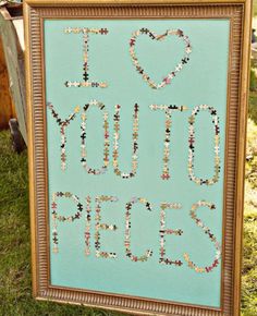 an image of a cross stitch sign that says i love you more